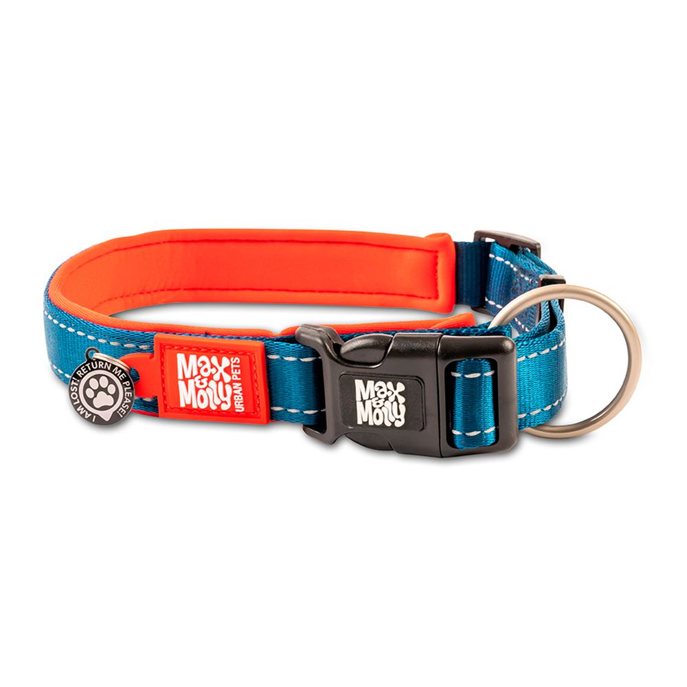 MAX & MOLLY - COLEIRA COM ID TAG "MATRIX RED"