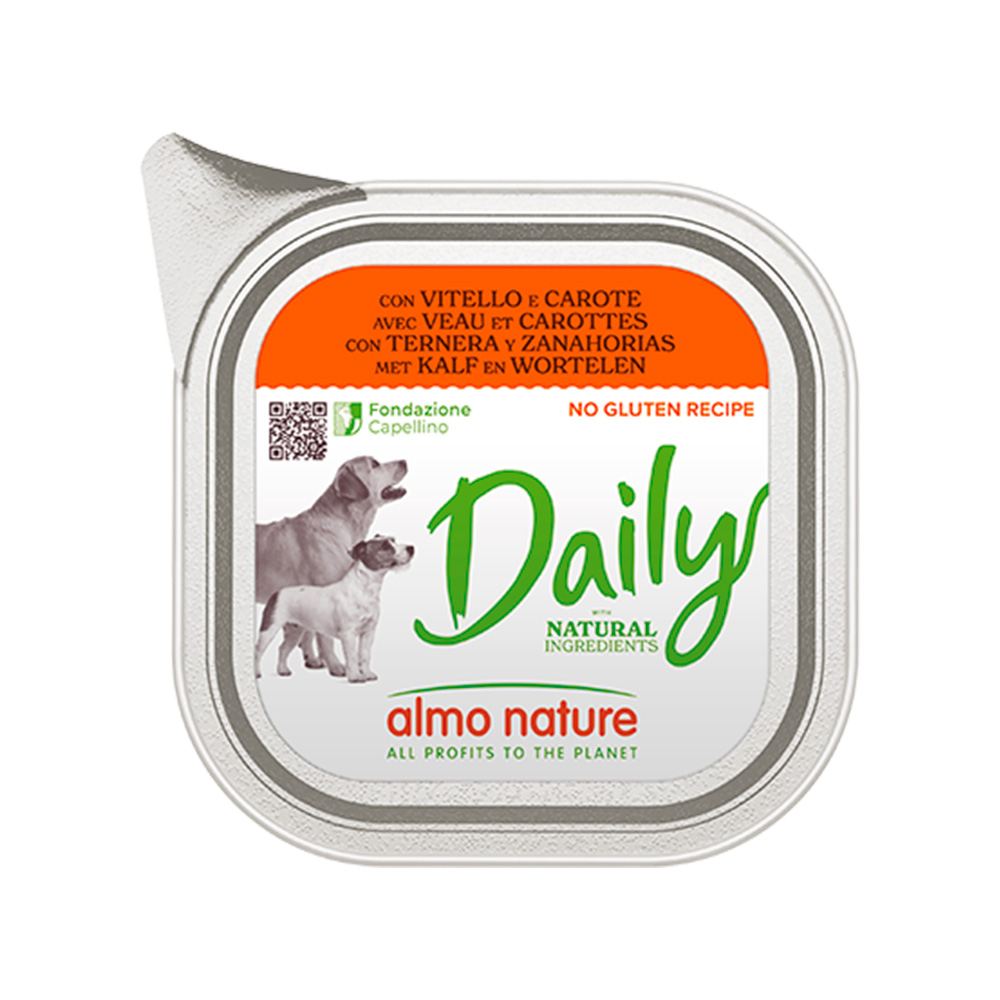 "ALMO NATURE" DOG DAILY - VITELA E CENOURA