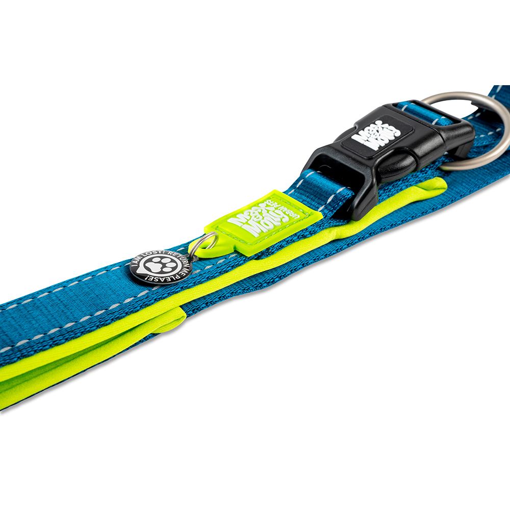 MAX & MOLLY - COLEIRA COM ID TAG "MATRIX LIME GREEN"