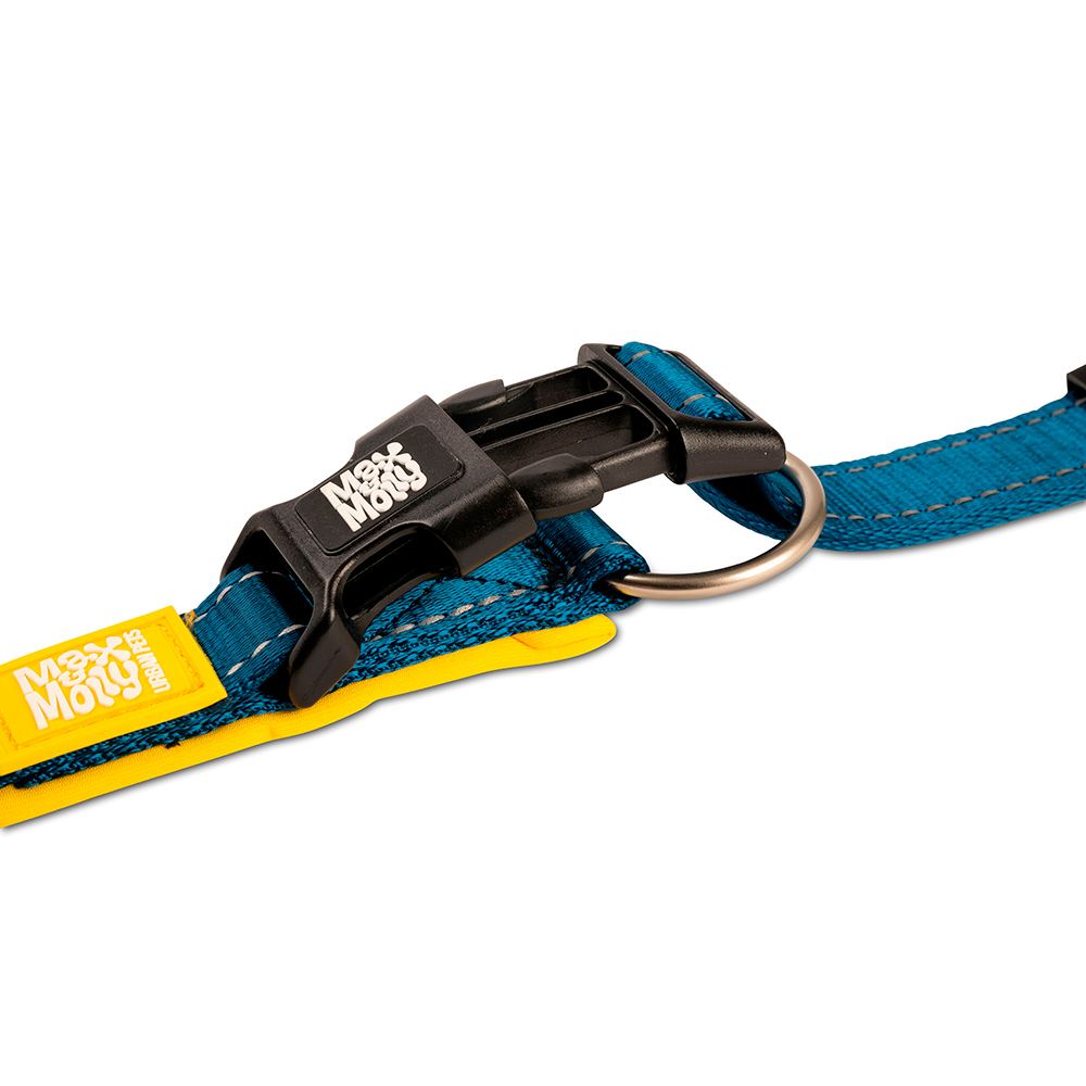 MAX & MOLLY - COLEIRA COM ID TAG "MATRIX YELLOW"