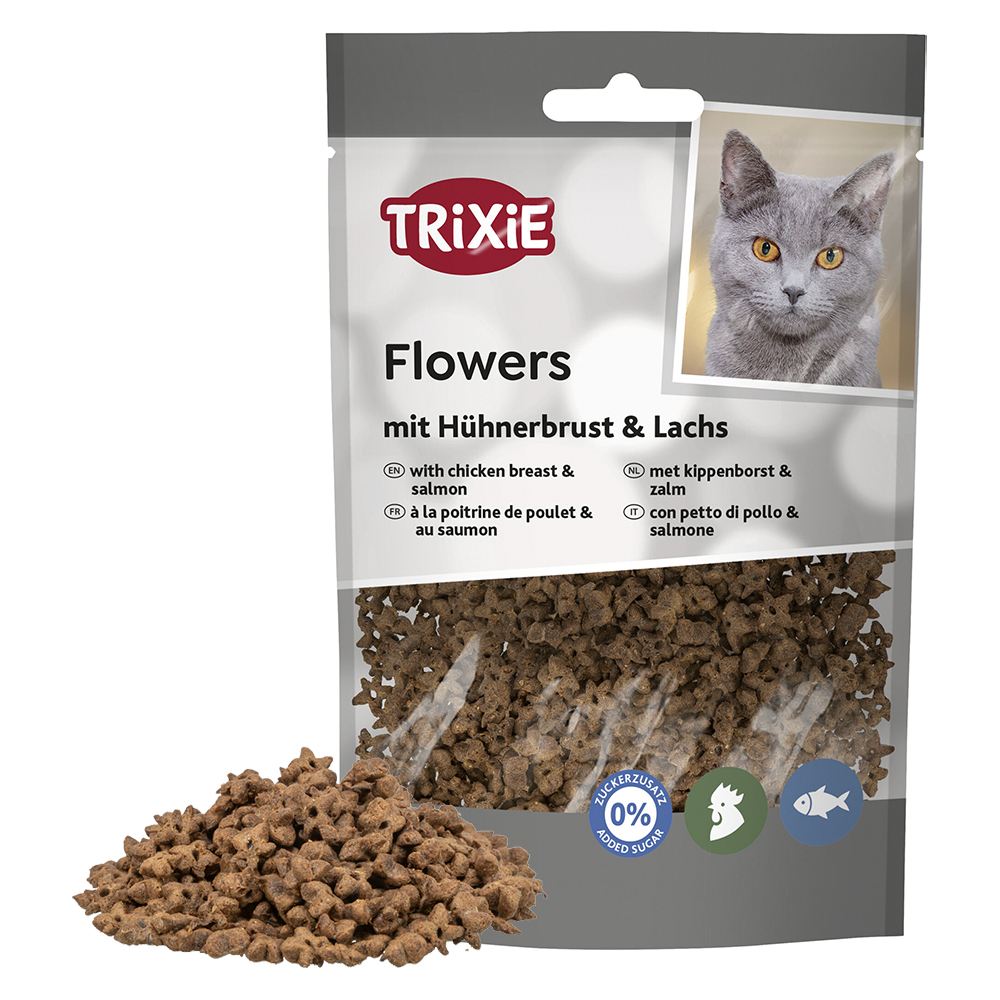 FLOWERS COM PEITO DE FRANGO E SALMÃO