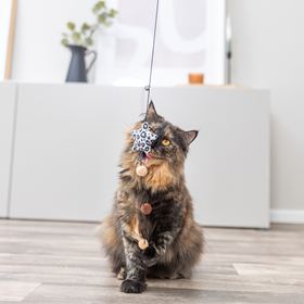 BASTÃO COM ESTRELA EM PELÚCIA E CATNIP