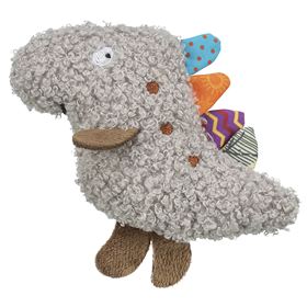 DINOSSAURO EM PELÚCIA COM CATNIP