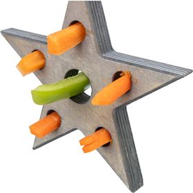 ESTRELA DE NATAL PARA SNACKS PARA ROEDORES