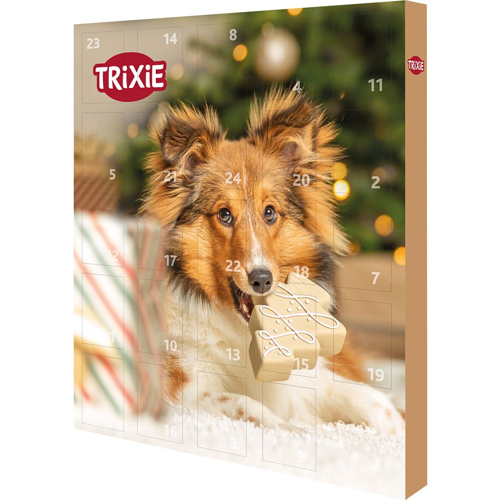 CALENDÁRIO COM SURPRESAS DE NATAL PARA CÃES